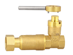 Front gate valve of drip proof meter